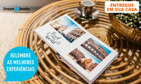 Álbum Digital Personalizável c/ Capa Dura 13x15cm - 24 ou 48 Páginas | Entregue em Casa | Dreambooks