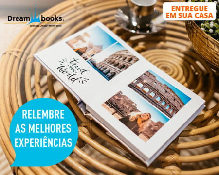 Álbum Digital Personalizável com Capa Dura 13x15cm - 24 ou 48 Páginas | Entregue em Casa | Dreambooks