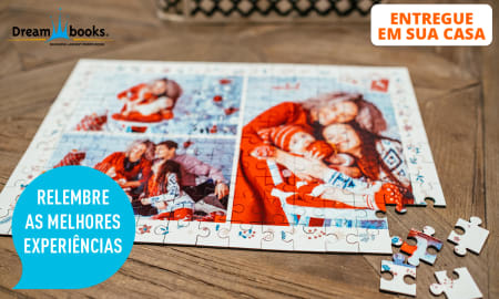 Puzzle Personalizável - 96 Peças | Entregue em Casa | Dreambooks