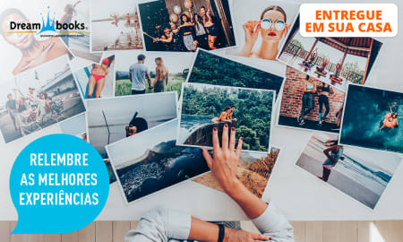 Revelação de 100 Fotos 10x15 em Papel Fotográfico | Entregue em Casa | Dreambooks