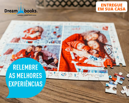 Puzzle Personalizável - 96 Peças | Entregue em Casa | Dreambooks