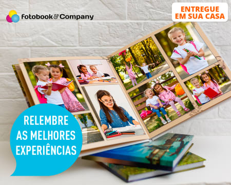 Álbum Digital Personalizável c/ Capa Dura 20x15cm - 24 Páginas | Entregue em Casa | Foto-Vista