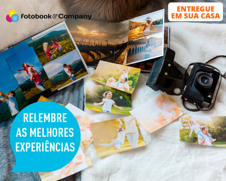 Impressão de 108 Fotografias em Papel Couché | Entregue em Casa