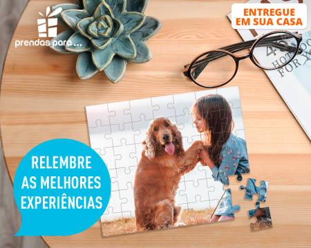 Puzzle em Cartão Personalizável - 70, 500 ou 2000 Peças | Entregue em Casa | Prendas Para...