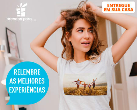 T-Shirt ECO Personalizável - Senhora ou Homem | Entregue em Casa | Prendas Para...