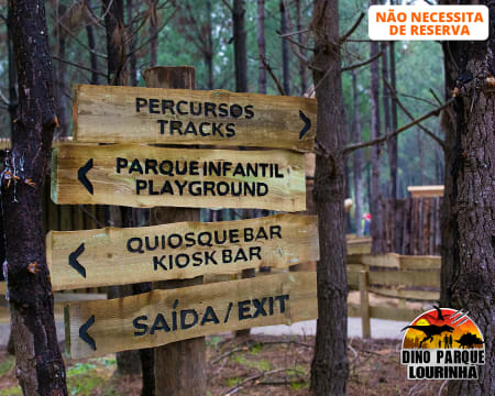 Dino Parque da Lourinhã - Uma Viagem de 400 Milhões de Anos! Entrada Criança ou Adulto