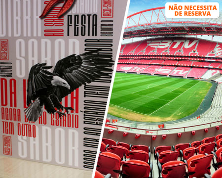 Presente SLB para Dois! Cachecol + Visita ao Estádio & Museu + Refeição no Red Snack | Lisboa