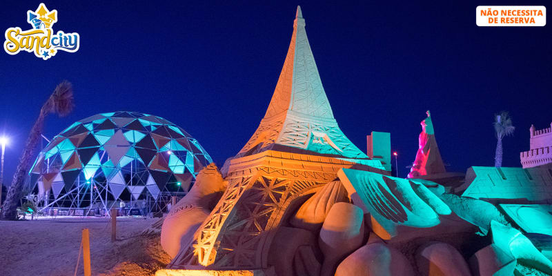 Sand City Algarve - Entrada no Maior Parque de Esculturas em Areia do Mundo | Lagoa