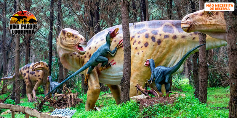 Dino Parque da Lourinhã - Uma Viagem de 400 Milhões de Anos! Entrada Criança ou Adulto