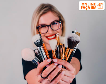 Curso Online de Maquilhagem Profissional Pro Base de 25 horas | Lia Cardoso Make Up