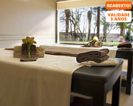 Especial para Dois: Massagem + Circuito + Ritual Chá | 3 Spa Satsanga Vila Galé