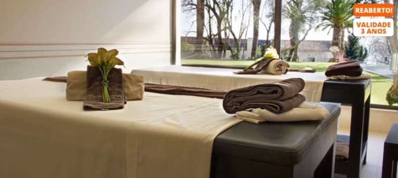 Especial para Dois: Massagem + Circuito + Ritual Chá | 3 Spa Satsanga Vila Galé