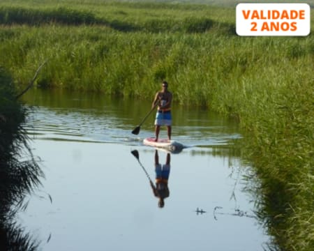 3 Horas de Stand Up Paddle Best Spots | 1 ou 2 Pessoas na Natureza do Porto ou de Braga!