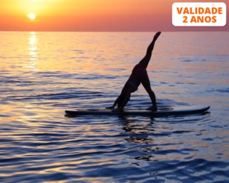 Stand Up Paddle Yoga 1h30 | 1 ou 2 Pessoas | Corpo & Mente sobre as Águas - Porto ou Braga
