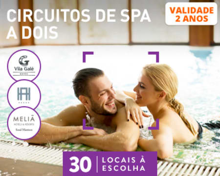 Circuitos de Spa a Dois | 30 Locais à Escolha em Todo o País