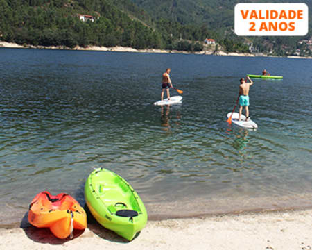 Aula de Stand Up Paddle para Iniciantes - 1 ou 2 Pessoas! Gerês