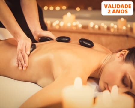 Relax! Massagem com Velas ou Pedras Quentes | 30 ou 45 Minutos | Colinas do Cruzeiro