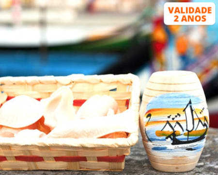 Cruzeiro Moliceiro em Aveiro + Sightseeing Urbano + Doces Típicos | 2 ou 4 Pessoas