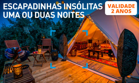 Escapadinhas Insólitas Uma ou Duas Noites | 40 Estadias à Escolha