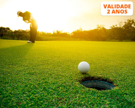 Aprenda a Jogar Golfe! Aula de Iniciação ou Pacote de 5 Aulas | Amarante