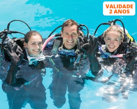 Baptismo de Mergulho em Piscina | 2 Pessoas | JustDive - Peniche