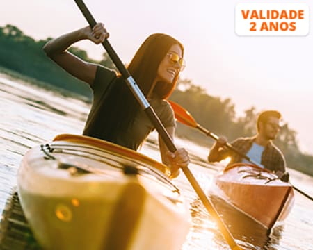 Descida do Rio Mondego em Kayak + Coffee-break | 1 ou 2 Pessoas | Coimbra