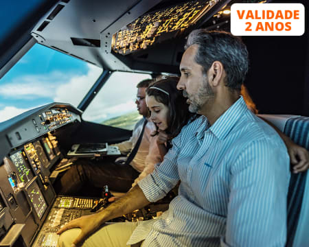 FLIGHT CONCEPT - Simulador de Voo 1 Hora | Venha Pilotar um AIRBUS A320! Tires