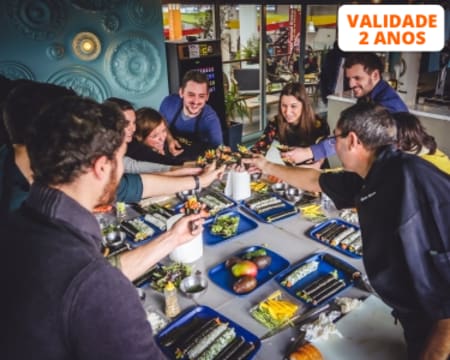 Workshop Sushi Premium Experience - Tudo Incluído | Confecção e Degustação - 4 Locais