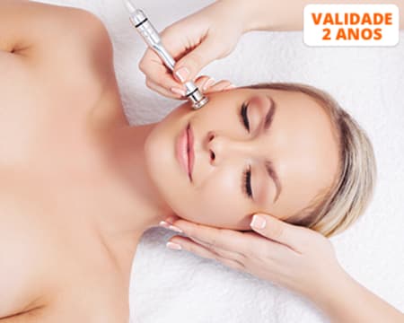 Radiofrequência de Rosto ou Mini Facial c/ Máscara LED  | 1 ou 2 Sessões | Porto