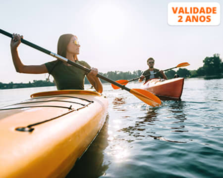 Aventura e Canoagem! 1 Hora | 1 ou 2 Pessoas