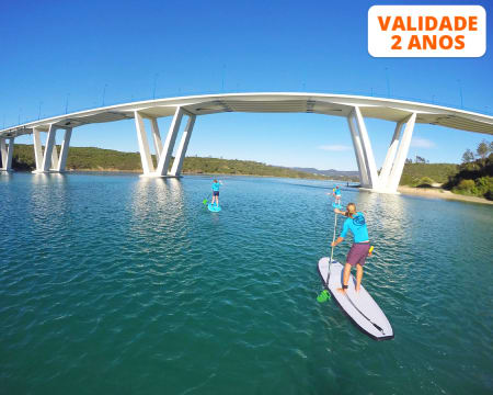 Passeio de Stand Up Paddle no Rio Mira a Dois | 2h | Vila Nova de Milfontes