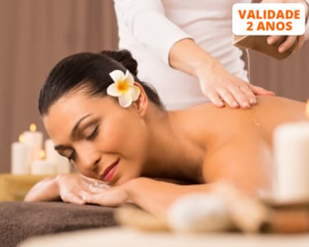 Massagem Ayurvédica ou Shiatsu + Sauna ou Banho Turco | 2h | Costa de Caparica