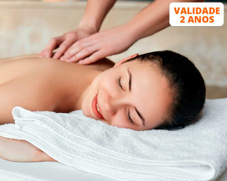 Massagem de Relaxamento, Velas ou Pedras Quentes | 30 ou 45 minutos | Alverca