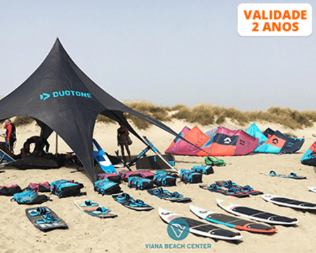 Aula de Surf & Bodyboard | 1 ou 2 pessoas | Viana Beach Center - Praia do Cabedelo