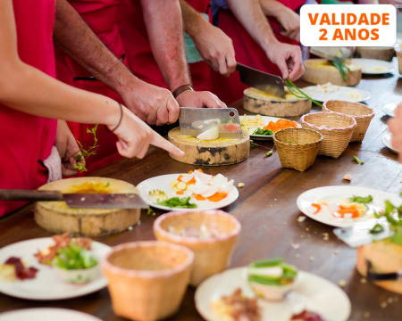 Workshop de Cozinha à Escolha c/ Chefs + Degustação - Até 4h | POP UP Lisboa ou Porto