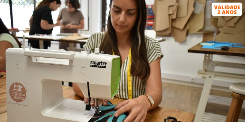 Workshop de Iniciação à Costura | 4h | Criação Saco de Compras Reutilizável - Companhia das Agulhas