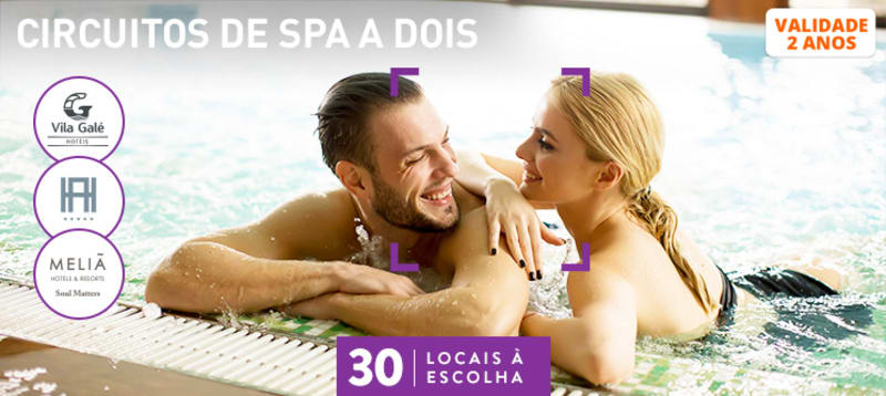 Circuitos de Spa a Dois | 30 Locais à Escolha em Todo o País