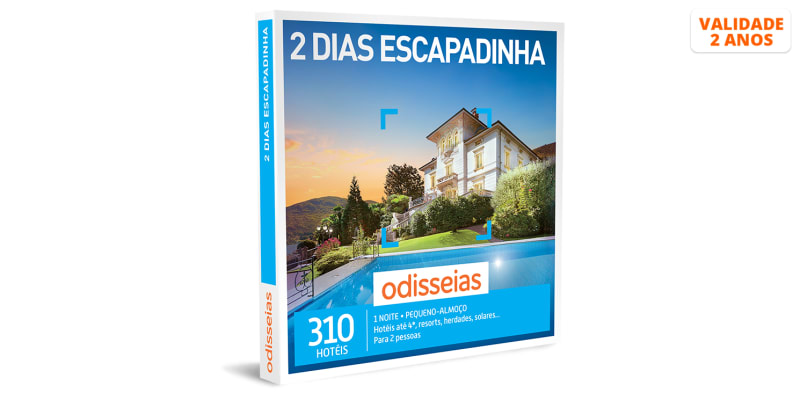 2 Dias Escapadinha | 310 Hotéis