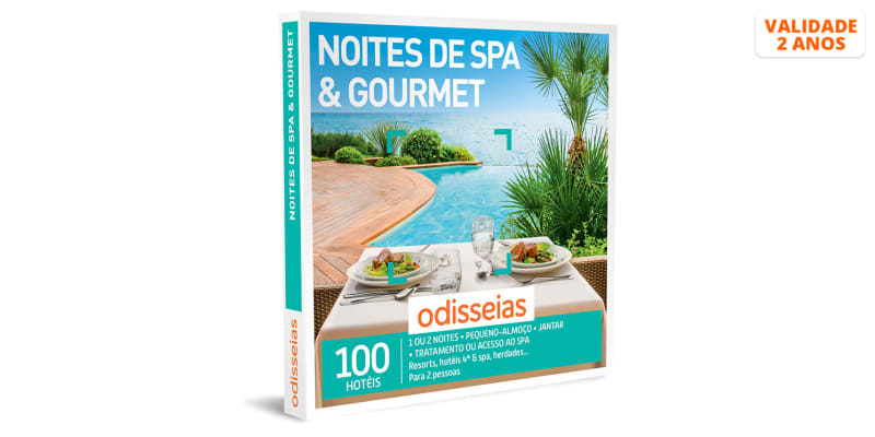 Noites de SPA & Gourmet | 100 Hotéis