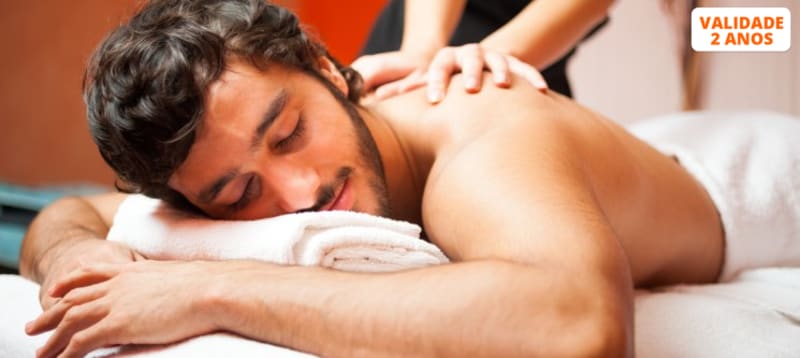 Surpresa para Ele: Massagem Árabe + Chá Marroquino | 1 Hora | Porto