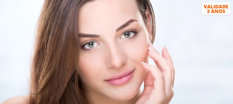 Pura Perfeição! Limpeza Facial Profunda c/ Opção Máscara De Ouro 24k e Radiofrequência