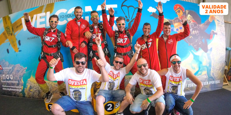 Salto de Paraquedas | Skydive no Algarve a 3000m | Emoção Junto ao Mar!