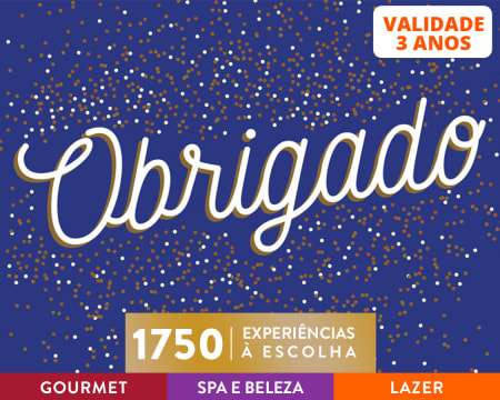Obrigado | 1750 Experiências Obrigado | 1750 Experiências