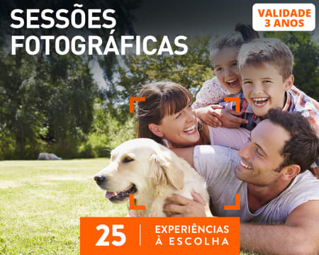 Sessões Fotográficas | 25 Experiências à Escolha