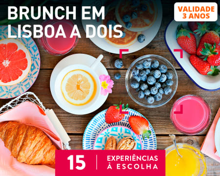 Brunch em Lisboa a Dois | 15 Experiências à Escolha