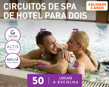 Circuitos de Spa de Hotel para Dois | 50 Locais à Escolha
