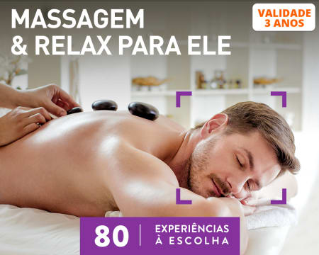 Massagem & Relax para Ele | 80 Experiências à Escolha