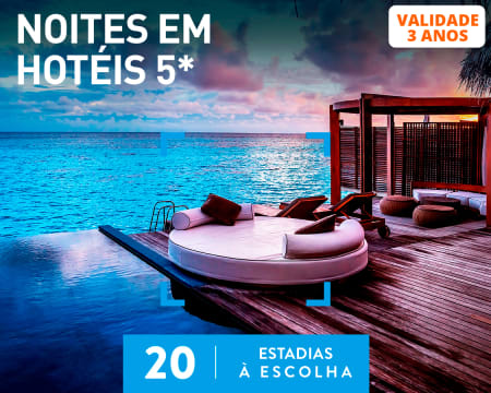 Noites em Hotéis 5* | 20 Estadias à Escolha