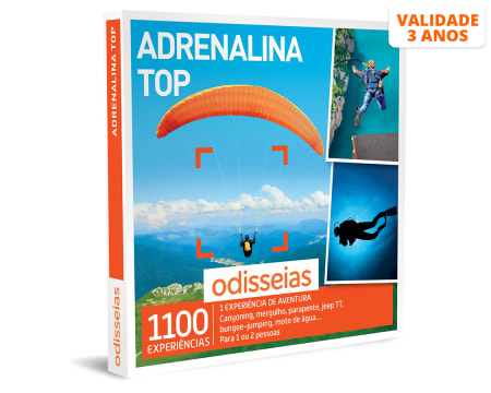 Adrenalina Top | 1100 Experiências