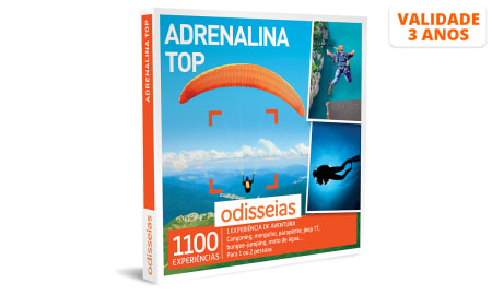Adrenalina Top | 1100 Experiências